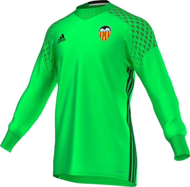 Мужская форма голкипера футбольного клуба Валенсия 2016/2017 (комплект: футболка + шорты + гетры)
