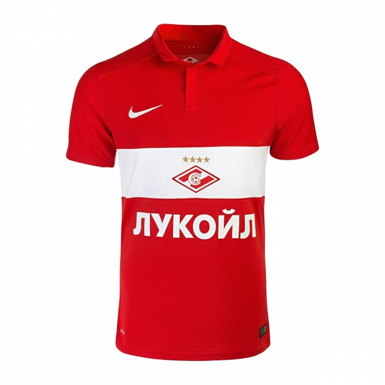 Детская форма футбольного клуба Спартак 2015/2016 (комплект: футболка + шорты + гетры)