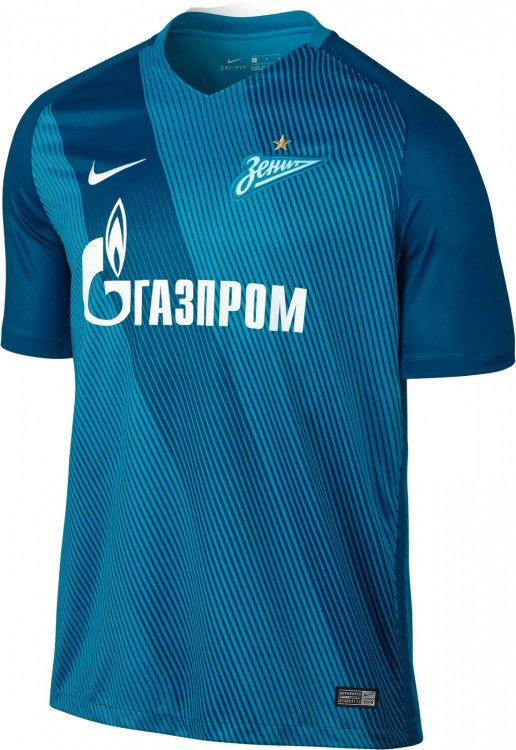 Форма игрока футбольного клуба Зенит Халк 2016/2017 (комплект: футболка + шорты + гетры)