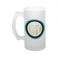 Кружка пивная, стеклянная с логотипом Интер Милан