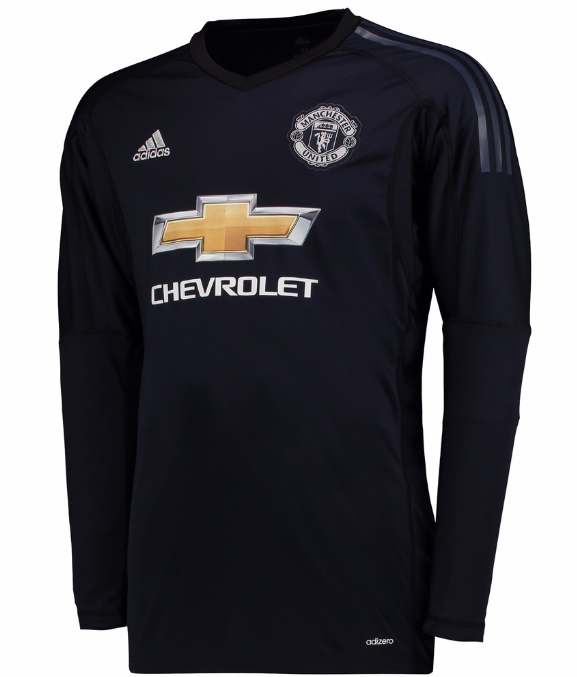 Мужская форма голкипера футбольного клуба Манчестер Юнайтед 2017/2018 (комплект: футболка + шорты + гетры)