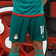 Форма игрока футбольного клуба Локомотив Бай Умар Ниасс 2015/2016 (комплект: футболка + шорты + гетры)