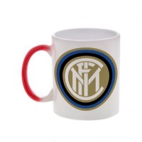 Кружка красная, хамелеон с логотипом Интер Милан