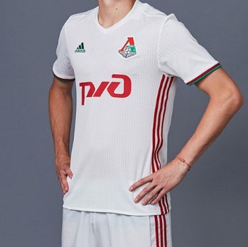 Форма игрока футбольного клуба Локомотив Ренат Янбаев 2016/2017 (комплект: футболка + шорты + гетры)