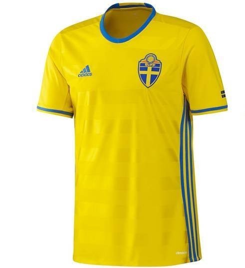 Детская форма Сборная  Швеции 2016/2017 (комплект: футболка + шорты + гетры)