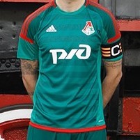 Футболка игрока футбольного клуба Локомотив Роман Шишкин 2015/2016