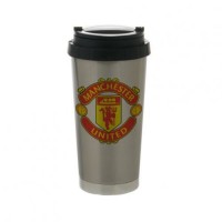 Термостакан с крышкой с логотипом Манчестер Юнайтед